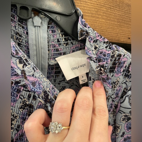 Cinq a Sept Floral Smock Dress - Picture 3 of 3